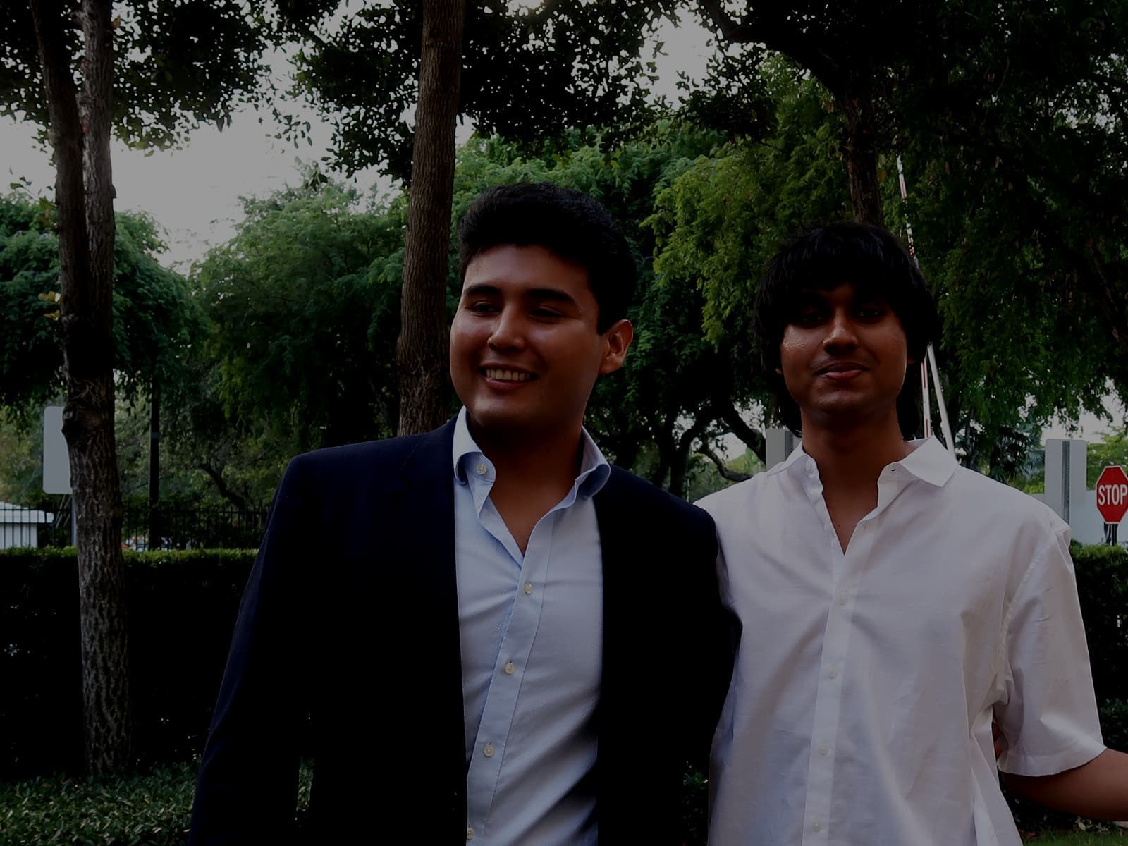 House AI Founders Jeffrey Escobar and Arshroop Saini at the University of Miami LaunchPad pitch event in April 2026