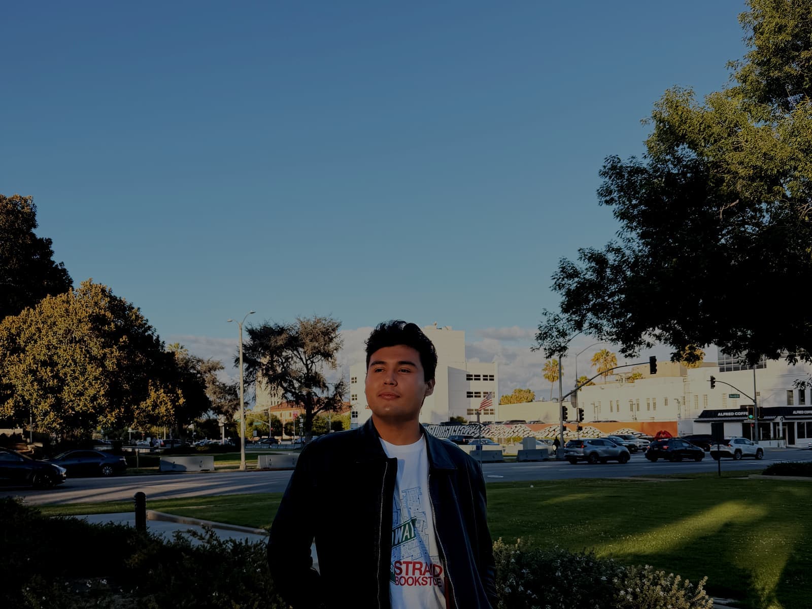 Jeffrey Escobar at Beverly Gardens Park in Beverly Hills, Los Angeles, California in June 2026