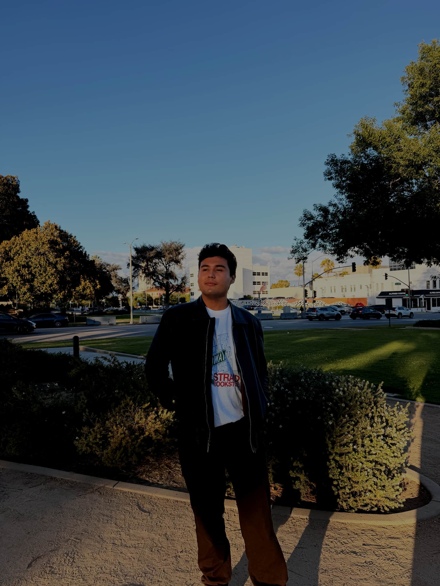 Jeffrey Escobar at Beverly Gardens Park in Beverly Hills, Los Angeles, California in June 2026